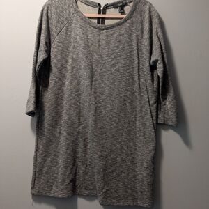 Forever 21 Heather Gray Long Sleeve Dress